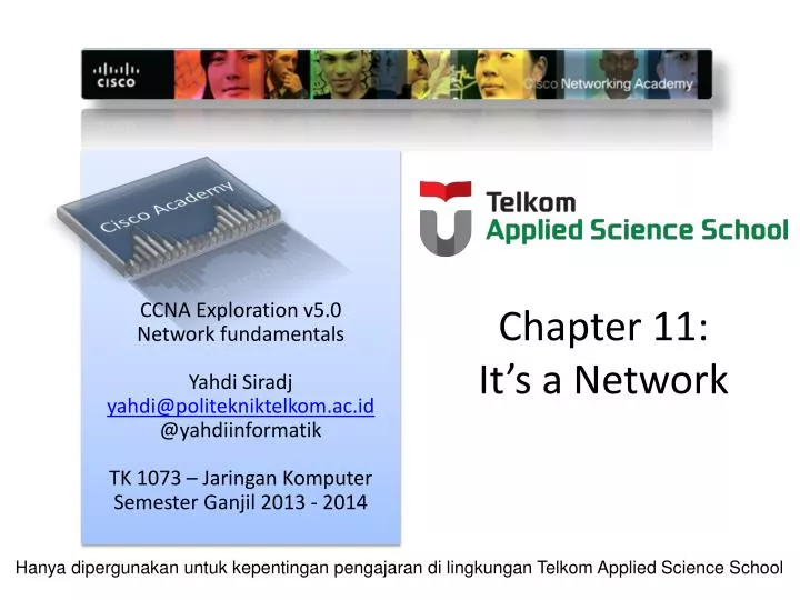 chapter 11 it s a network