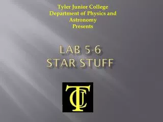 Lab 5-6 Star Stuff