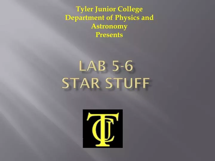 lab 5 6 star stuff