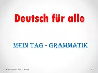 deutsch f r alle