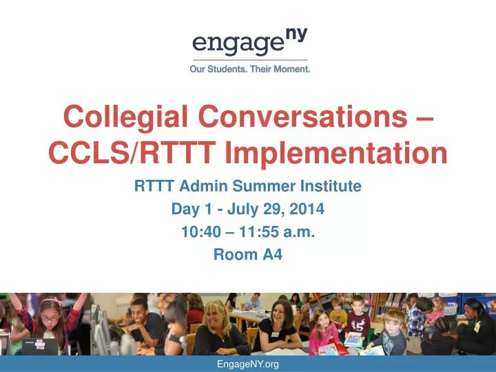 collegial conversations ccls rttt implementation