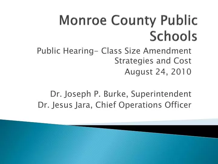 monroe county public schools