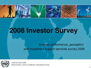 2008 Investor Survey