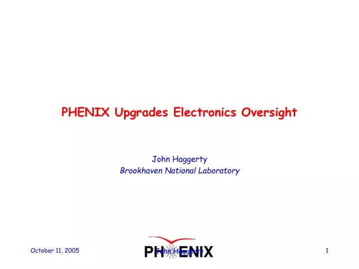 phenix upgrades electronics oversight