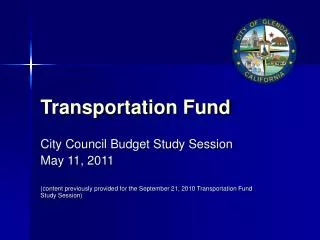 Transportation Fund