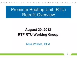 Premium Rooftop Unit (RTU) Retrofit Overview
