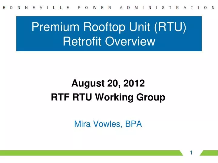 premium rooftop unit rtu retrofit overview