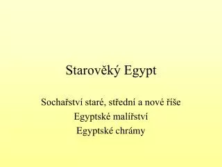 starov k egypt