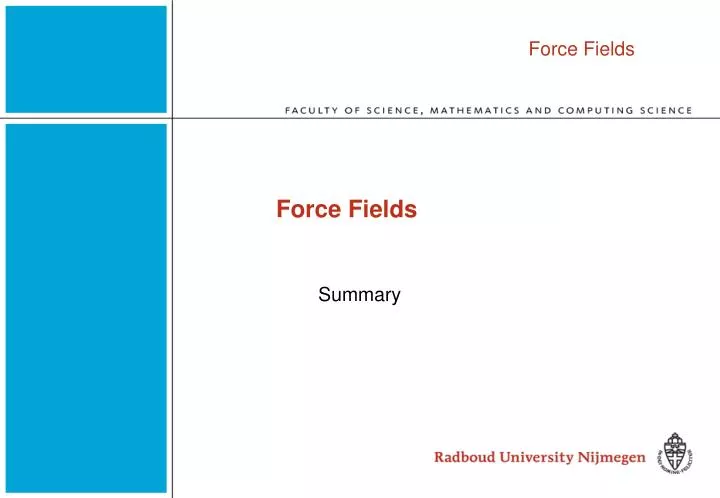 force fields