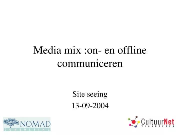 media mix on en offline communiceren