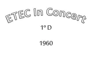 ETEC In Concert