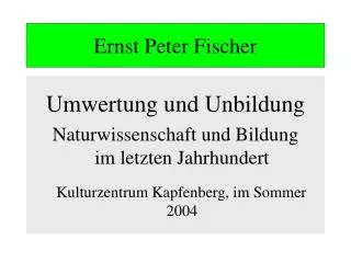 Ernst Peter Fischer