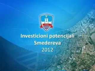 Investicioni potencijali Smedereva 2012