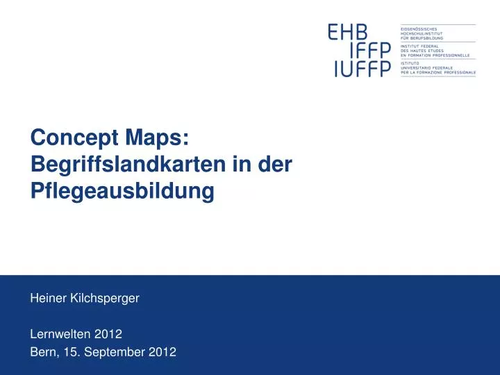 concept maps begriffslandkarten in der pflegeausbildung