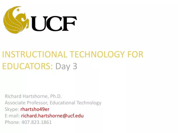 instructional technology for educators day 3