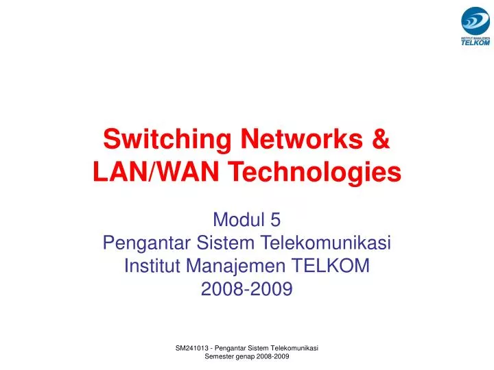 switching networks lan wan technologies