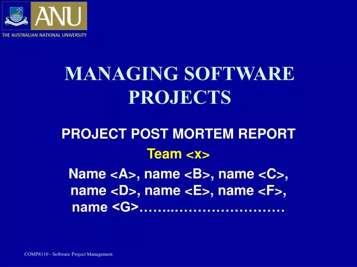 managing software projects