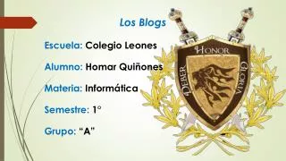 los blogs