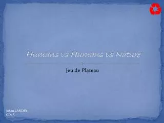 Humans vs Humans vs Nature