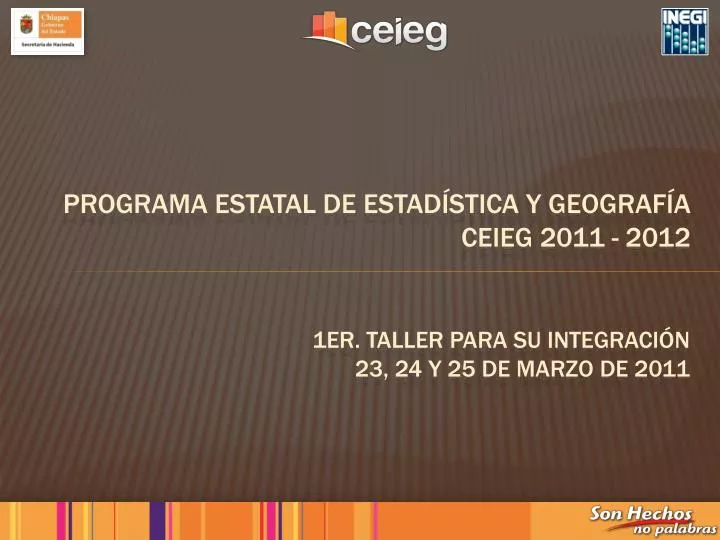 programa estatal de estad stica y geograf a ceieg 2011 2012