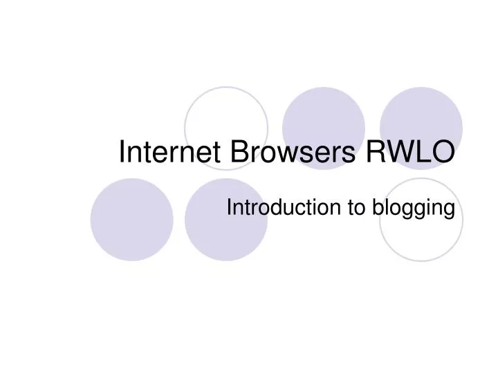 internet browsers rwlo