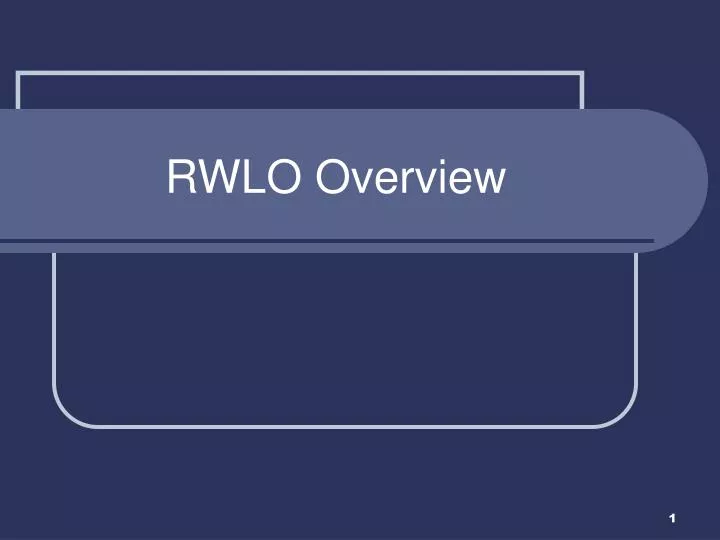 rwlo overview