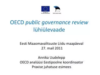 OECD public governance review lühiülevaade