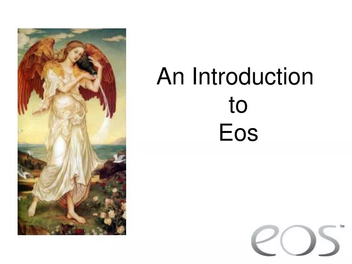 an introduction to eos