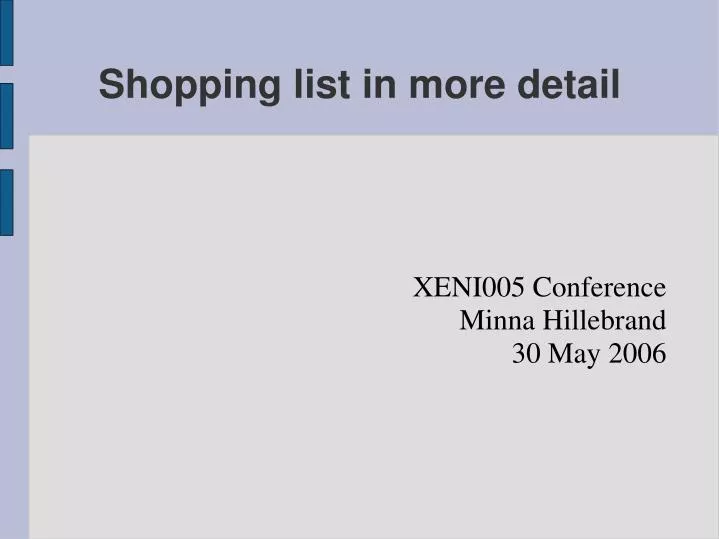 xeni005 conference minna hillebrand 30 may 2006