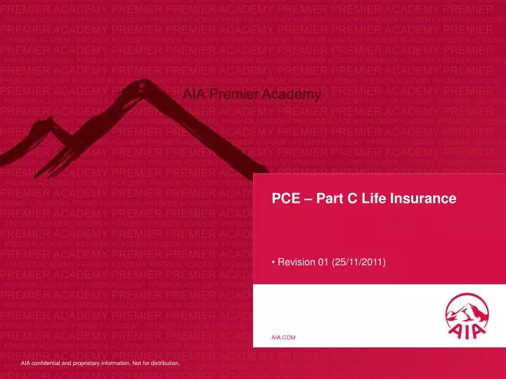 pce part c life insurance