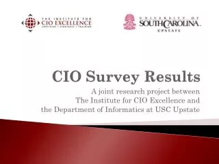 CIO Survey Results