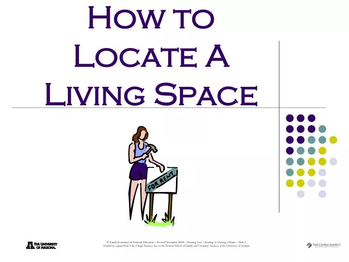 how to locate a living space