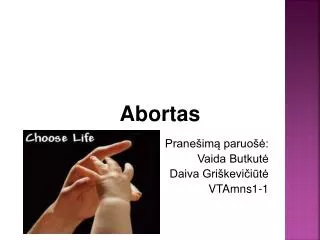 Abortas
