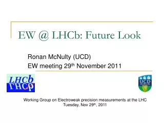 EW @ LHCb: Future Look