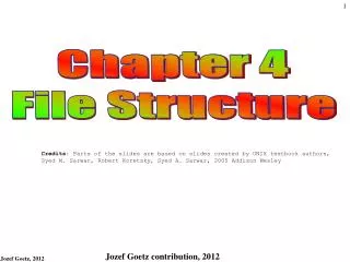 Chapter 4 File Structure