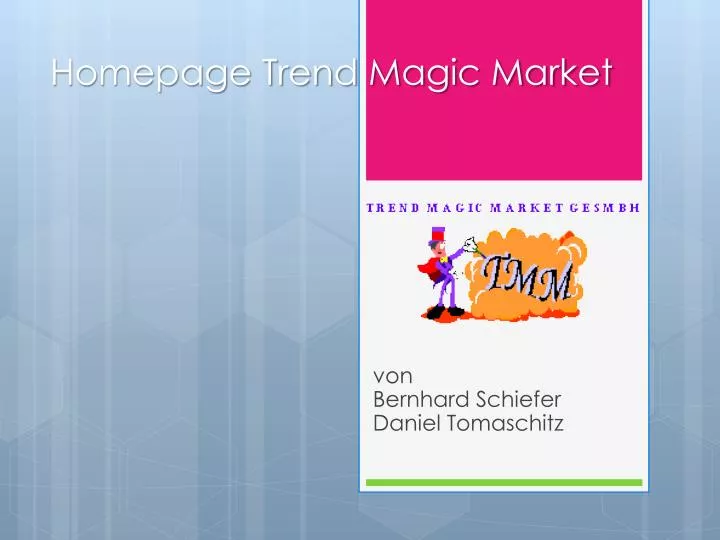 homepage trend magic market