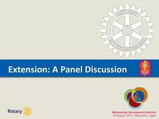 Extension: A Panel Discussion