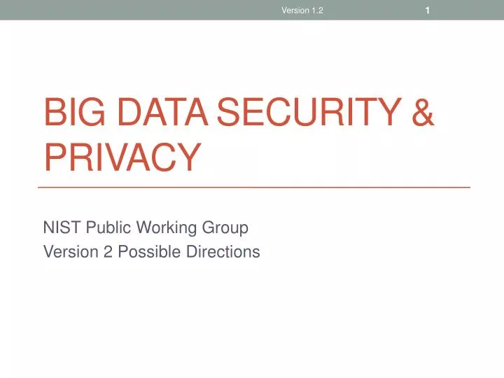 big data security privacy