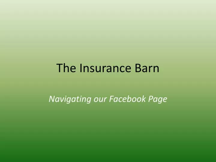 the insurance barn