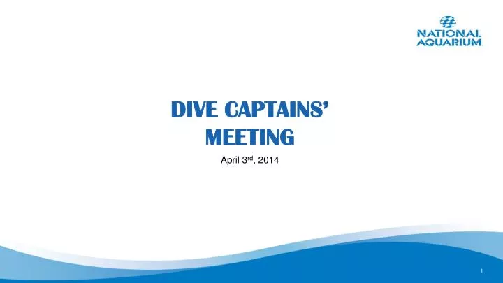 dive captains meeting