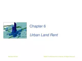 Chapter 6 Urban Land Rent