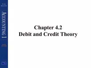 Chapter 4.2 Debit and Credit Theory