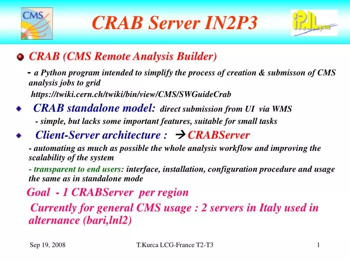 crab server in2p3