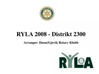 RYLA 2008 - Distrikt 2300