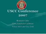 USCC Conference 2007 - slide 1