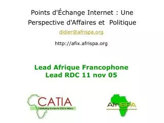 Points d'Échange Internet : Une Perspective d'Affaires et Politique