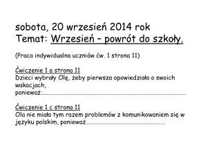 Temat: „Zaklęcie na W”. Czyli co się wydarzyło w Polsce 75 lat temu.