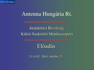Antenna Hungária Rt.