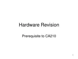 Hardware Revision