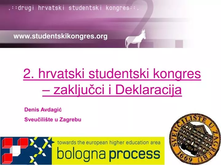 2 hrvatski studentski kongres zaklju ci i deklaracija